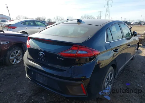 2019 Hyundai Ioniq Hybrid Sel from USA, damaged, VIN KMHC75LC1KU140559